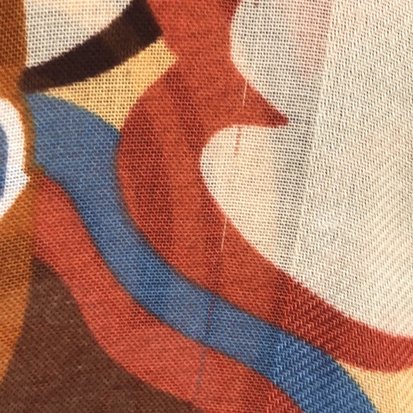 Attractive Chrysanthemums Print Large Shawl Wrap - Picture 11 of 14